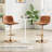 Chaquilla Swivel Upholstered Adjustable Height Counter Stool-1662118250-1662118248