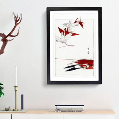 Bird Origami by Watanabe Seitei - Picture Frame Painting Print