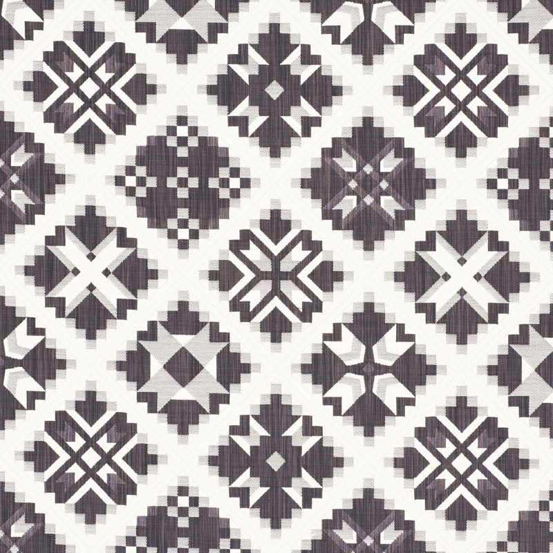 Tristan Cotton Blend Fabric, Charcoal