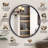 Round Metal Frame Wall Accent Mirror-1648483539-1648483537