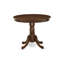 Table de salle à manger antique et moderne avec plateau à piédestal, noyer-1405996690-1405907534