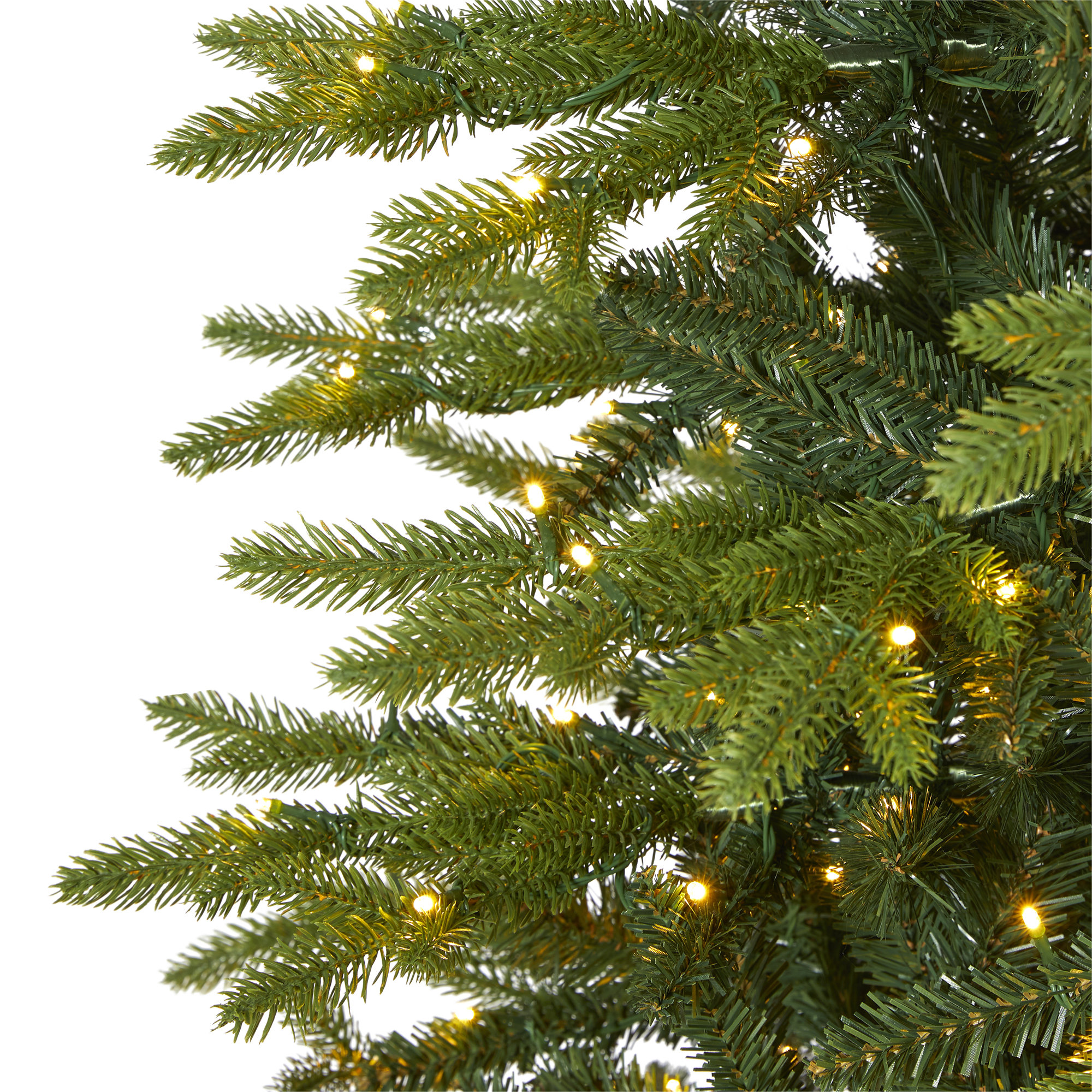 Lighted Artificial Fir Christmas Tree, 9' H