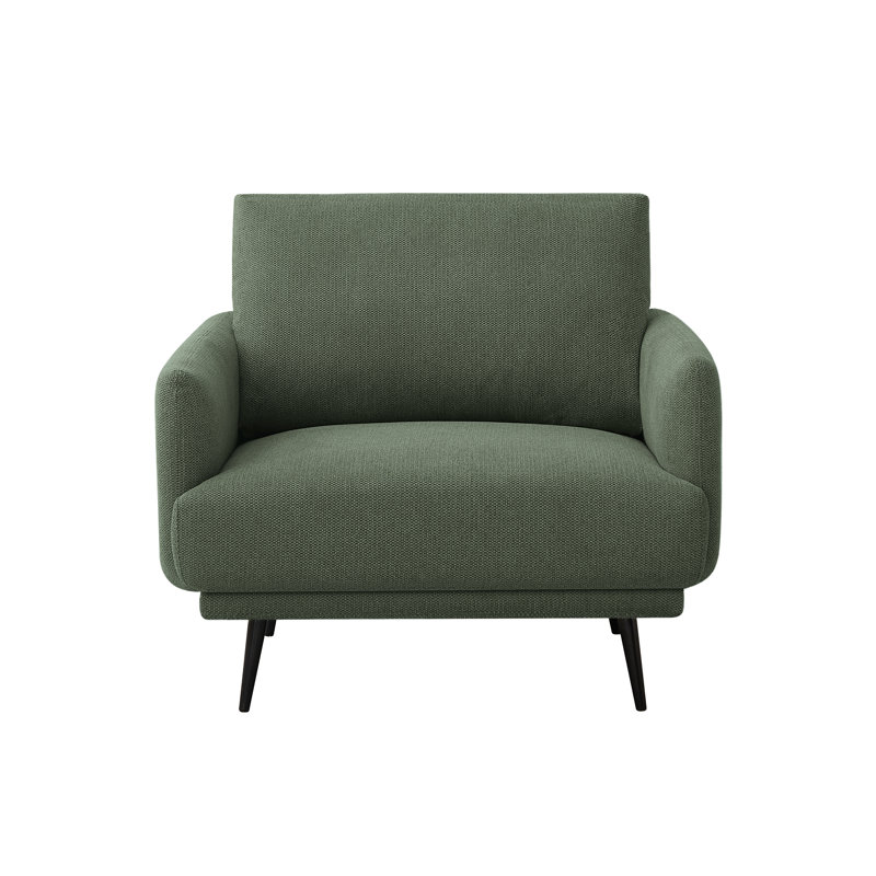 Chrisopher Widest Comfortable Arm Chair Accent Chair Single Seat Sofa For Living Room, Green