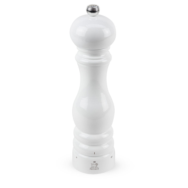 Peugeot Saveurs, Paris U'Select - Salt Mill, 22.6cm H x 5.9cm W x 5.9cm D, White