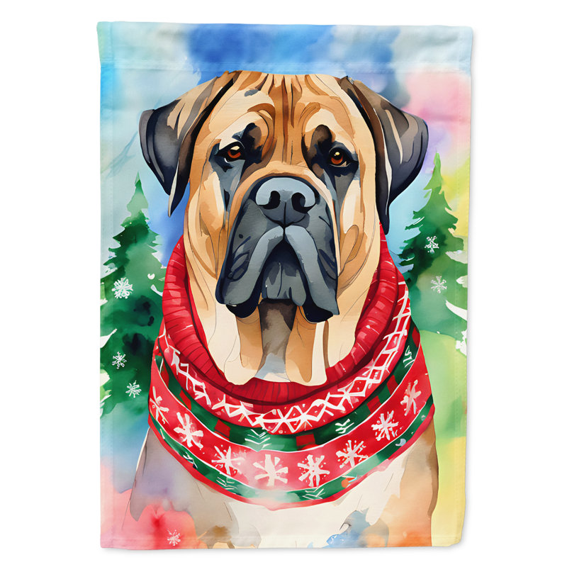 Double Sided Polyester Christmas, 15.5'' H x 11.25'' W