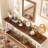 2-Tier Console Table Industrial Sofa Table Behind Couch with Shelves-670763902