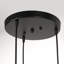 Luminaire suspendu grappe noir 3 lumières Aaiyana