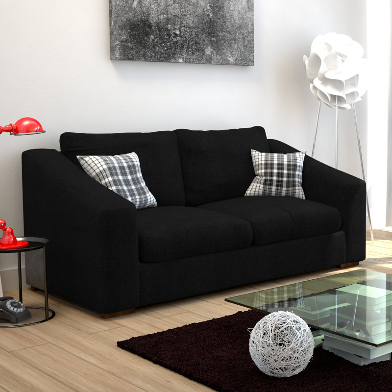 Northwest Hills 2 Seater Sofa Bed, Black
