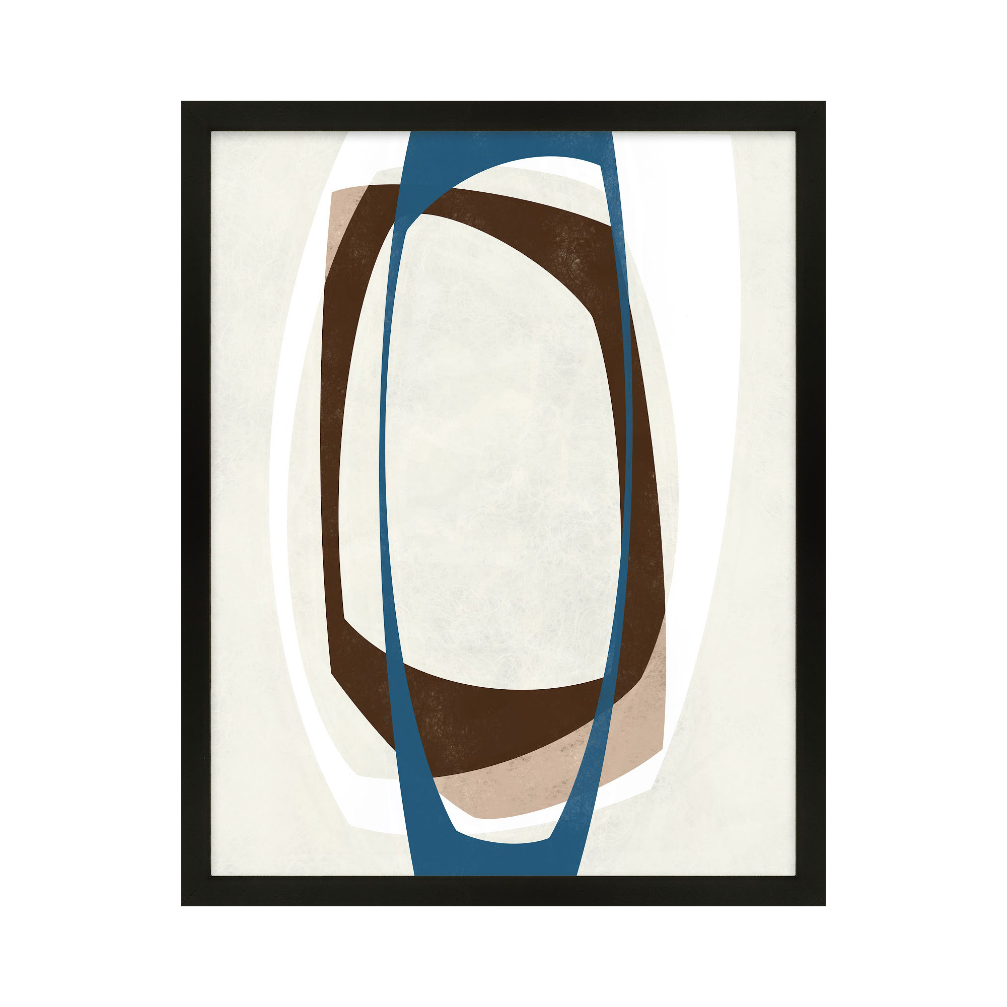 Orbit 1 by Jacques Pilon, Black Framed, 38" H x 30" W
