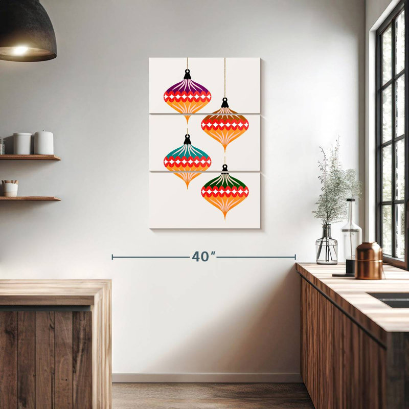 Lelend Christmas Balls II, 38'' H x 24'' W