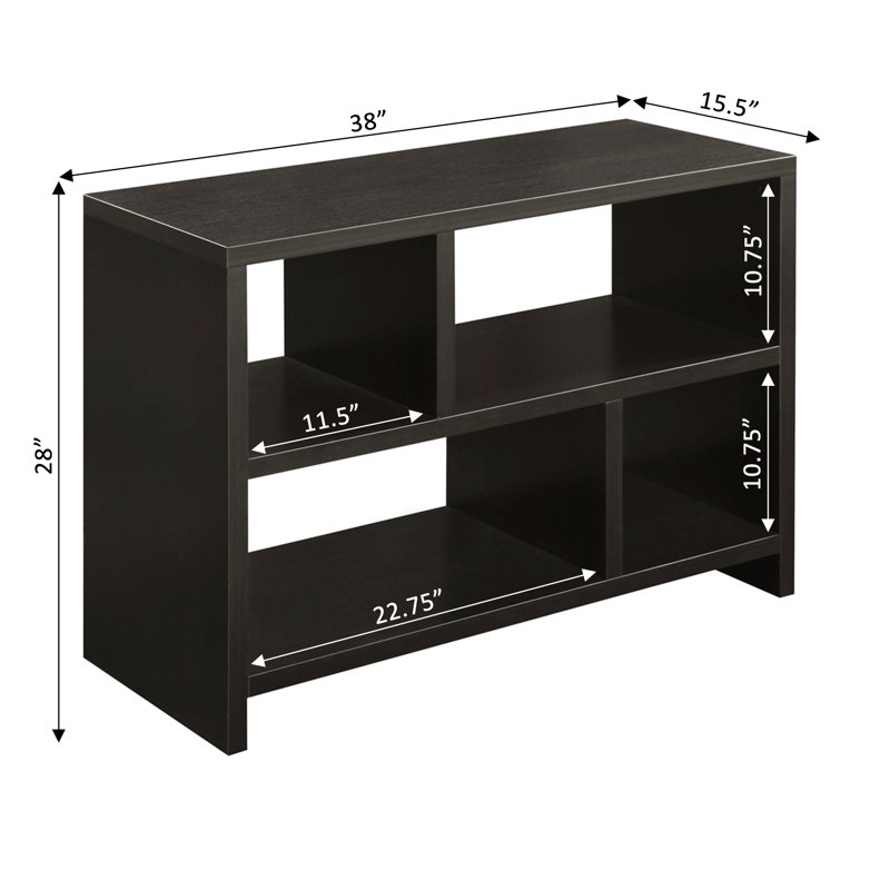 Console 37,99 po avec tablettes Nemcova, Espresso