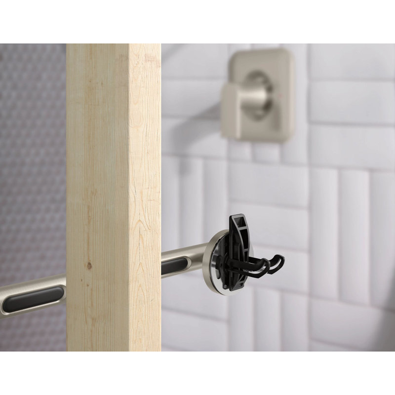 Iso Grab Bar, 3.25" H x 27.25" W x 2.75" D, Brushed Nickel