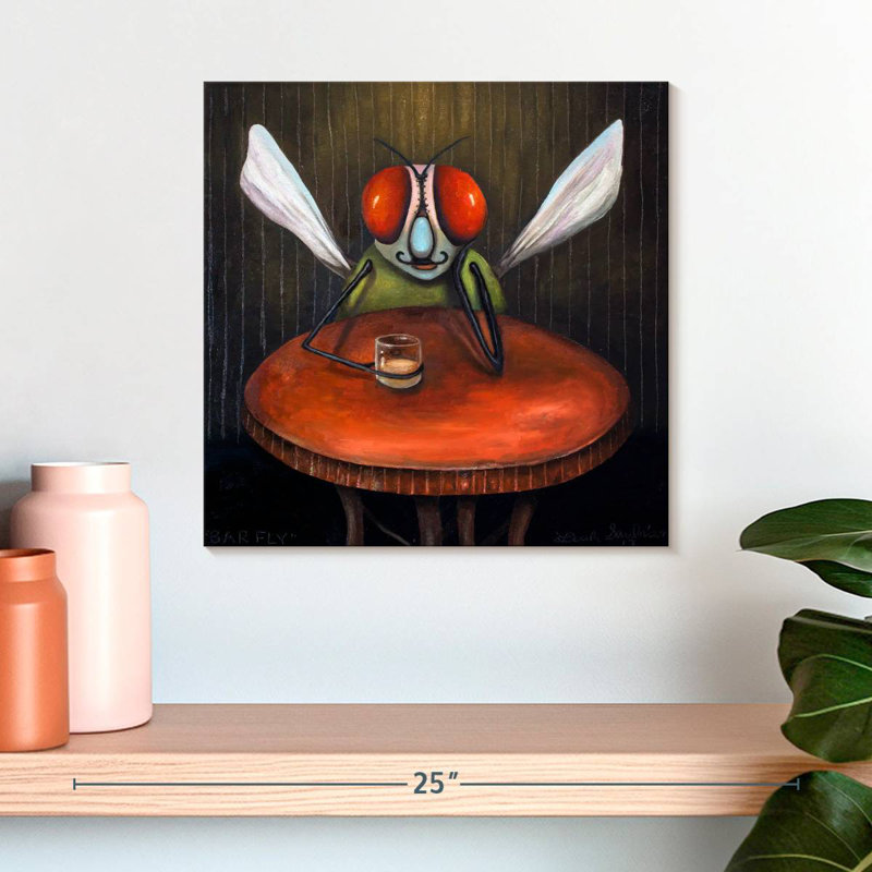 Ketti Bar Fly, 16" H x 16" W