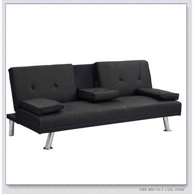 Canapé-lit polyvalent avec accoudoirs ergonomiques et fabrication robuste pour tous les besoins, parfait pour le confort et la flexibilité dans n'importe quelle maison.