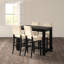Adler 5-Piece Counter Height Trestle Dining Set
