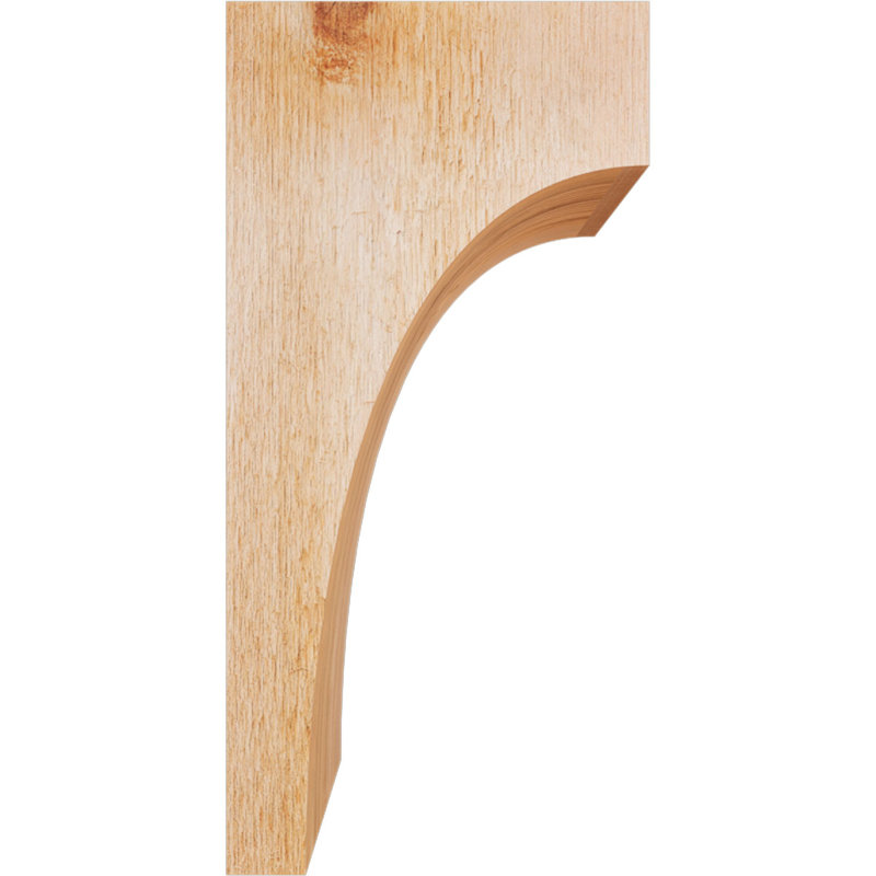 Huntington Corbel, H 16 po x l 6 po x P 8 po, Sciage brut, Cèdre rouge