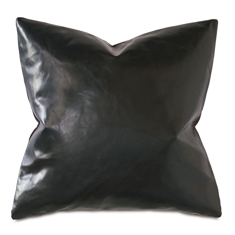 Tudor Square Pillow Cover & Insert, Onyx