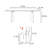 Modern fashion simple rectangular dining table set-102483795