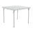 Resin 5-Piece Folding Square Table And Chair Set, Light Grey