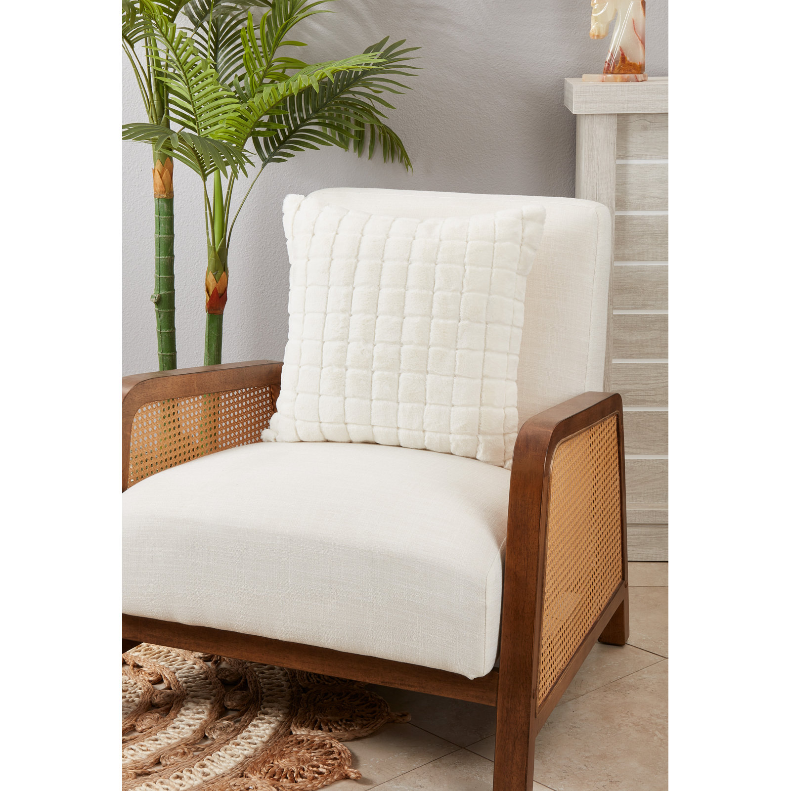 Aneria Design Throw Pillow, Down Blend
