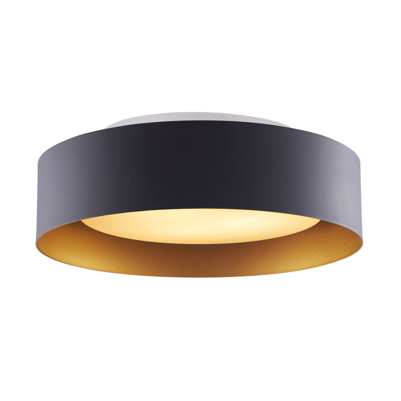 Flushmount, Sand Black, Aluminum