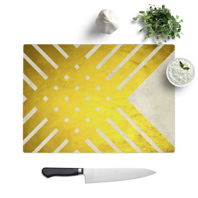 Golden Lattice Chopping Board