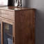 Buffet simple en bois de noyer noir-55482903