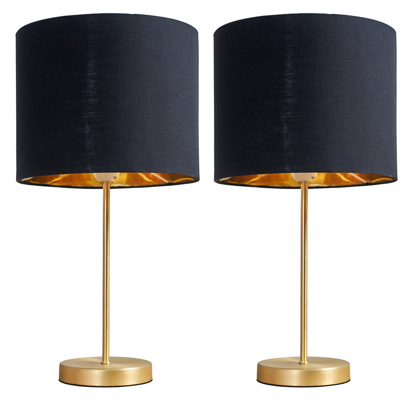Sbordone 48Cm Table Lamp Set, Gold