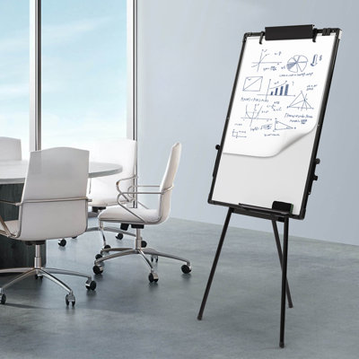 24" x 36" Height Adjustable Tripod White Board
