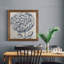 Indigo floral sur lin III - Toile encadrée de qualité supérieure - Toile encadrée de qualité supérieure - reproduction de cadre photo-2080313906-2143341347-2080313911