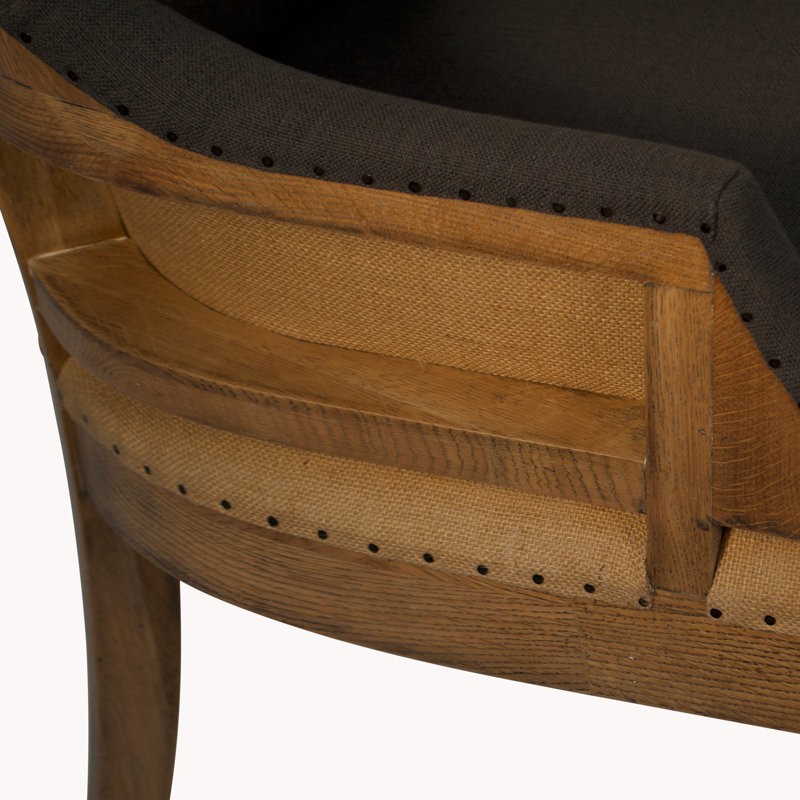 Meriwether 48cm H Linen Upholstered Parsons Chair