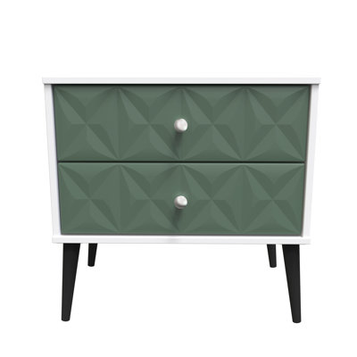 Carnlea 58cm W Manufactured Wood Bedside Table
