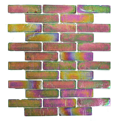 Carreau de mosaïque murale en bambou