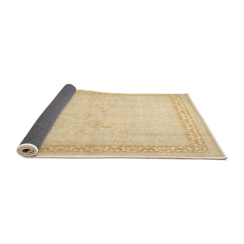 Surface beige contemporaine tapis, Rond 5 pi