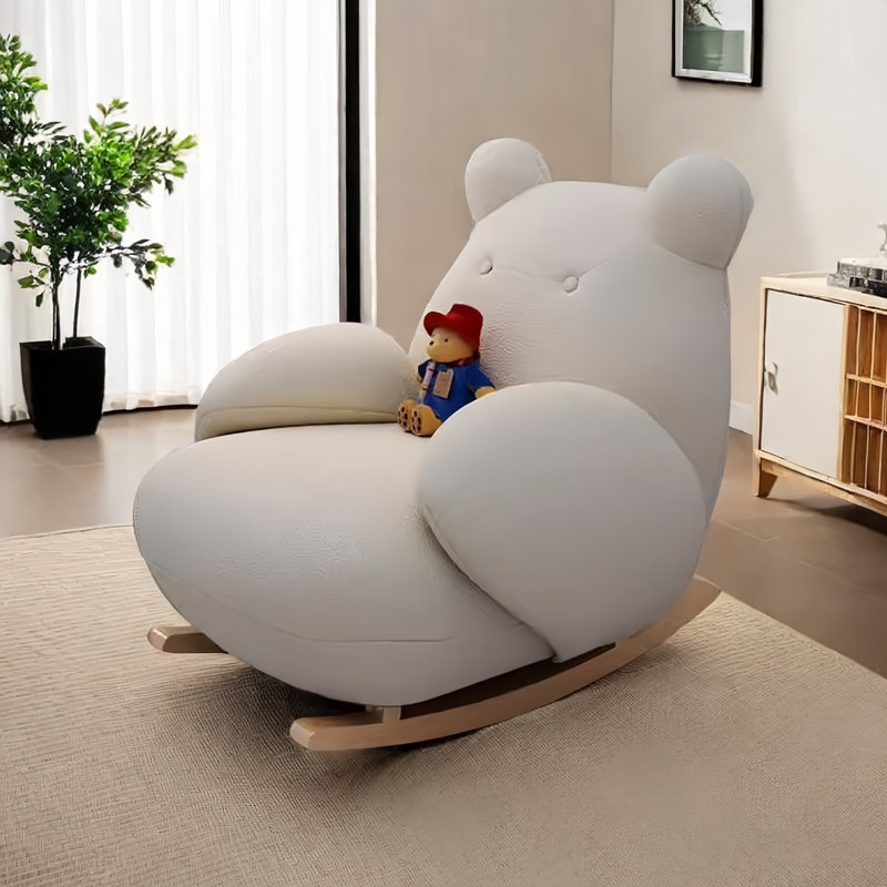 Fauteuil adolescent blanc cassé