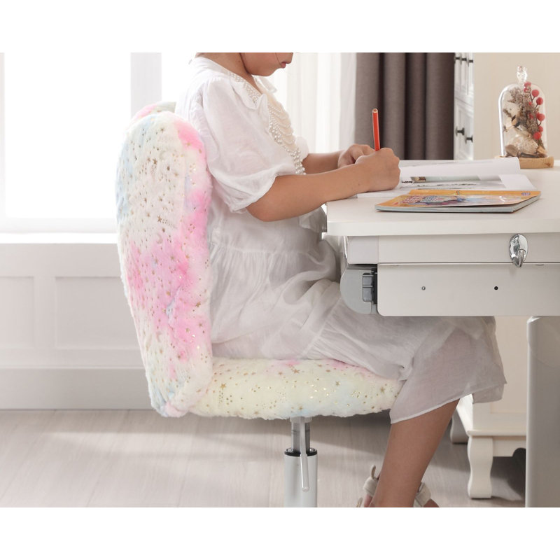 Vartkes Children's Desk / Activity Chair, Antique pink and pink