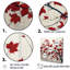 Red Leaves Scarlet Simplicity - feuilles, art mural encadré-1728387557-1728387578