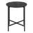 Lamoine Round Side Table in Matt Black