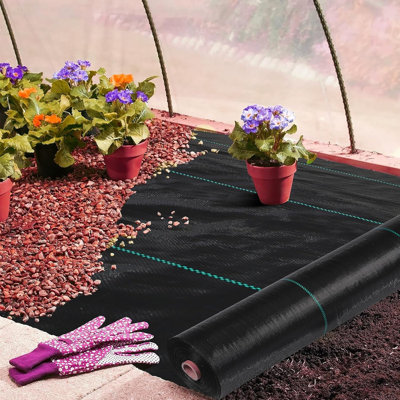 Weed Barrier Landscape Fabric Ground Cover, Garden Mat Cloth