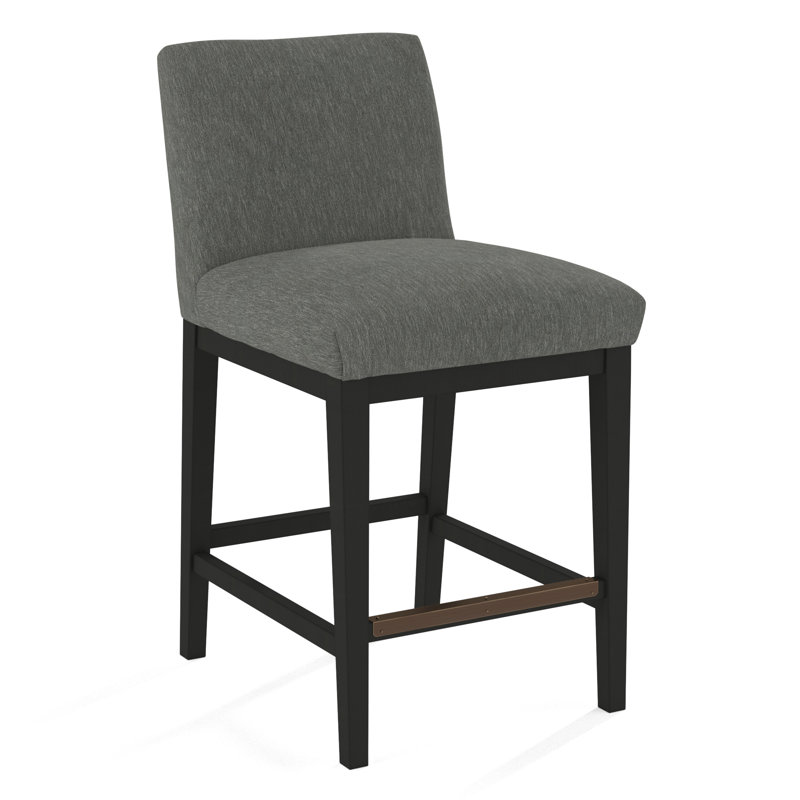 Upholstered Stool, 61597-75, Black