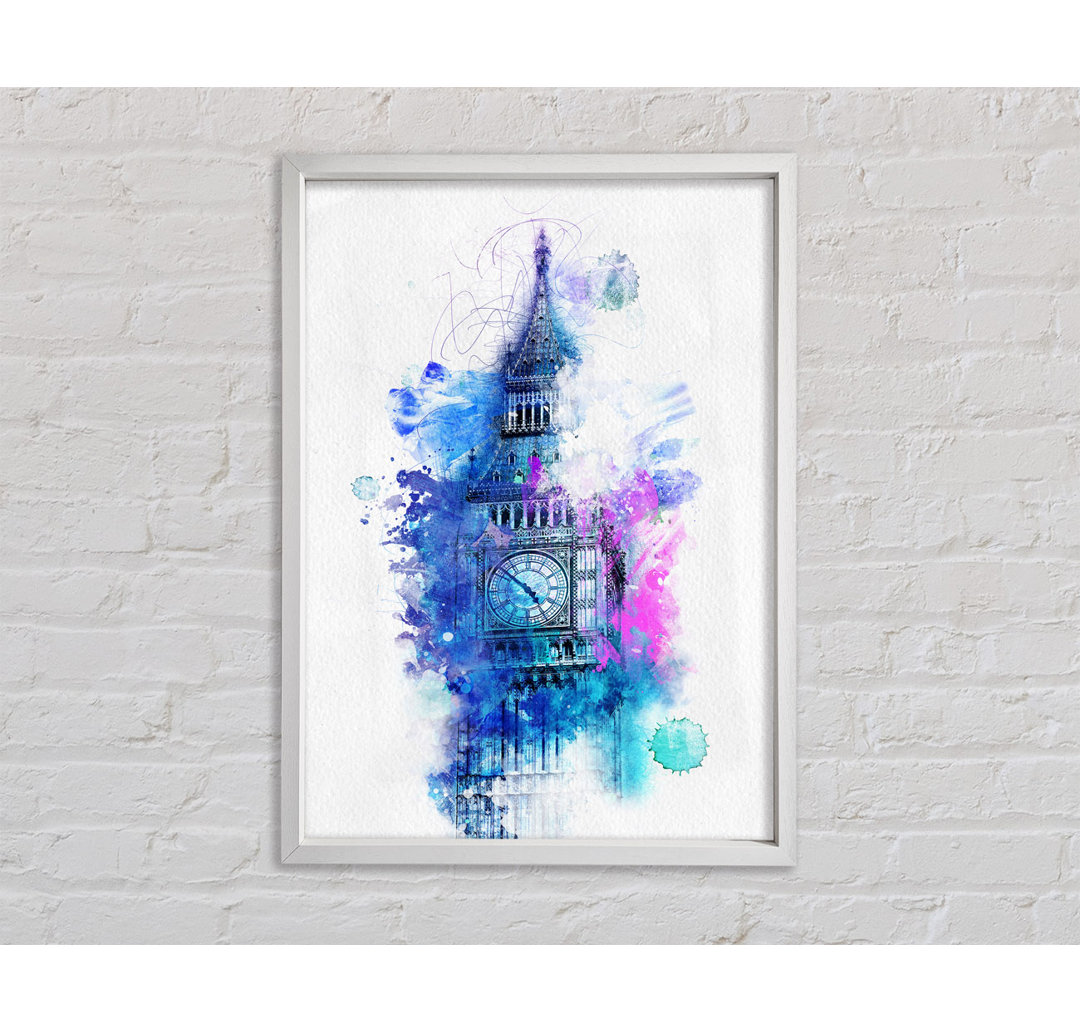 Aquarell Big Ben 2 - Druck