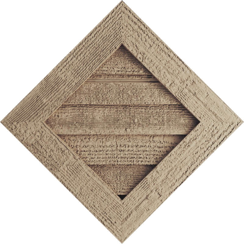 Évent à pignon Timberthane Diamond, H 1 po x l 36 po x L 36 po, Scié brut