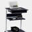 Rolling Laptop Cart with Storage, 