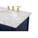 Hansford 60'' Double Bathroom Vanity with Marble Top