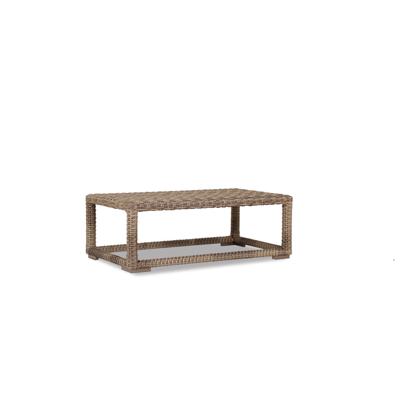 Havana Open Base Resin Wicker Coffee Table