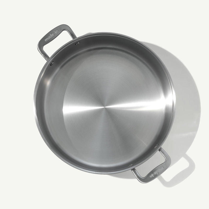 Stainless Clad 10 qt. Rondeau with Lid, 10 Qt.