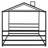 Metal House Shape Platform Bed