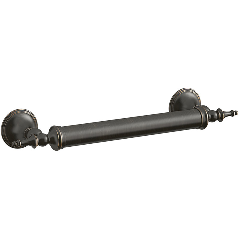 Barre d'appui décorative, Bronze huilé, l 12 po