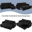 Moda Form 3-Seater L-Shaped Sofa Bed, Convertible Corner Sofa with Reversible Chaise & Pull Out Trundle Bed  for Small Living Rooms, Apartments-313341045-529014192