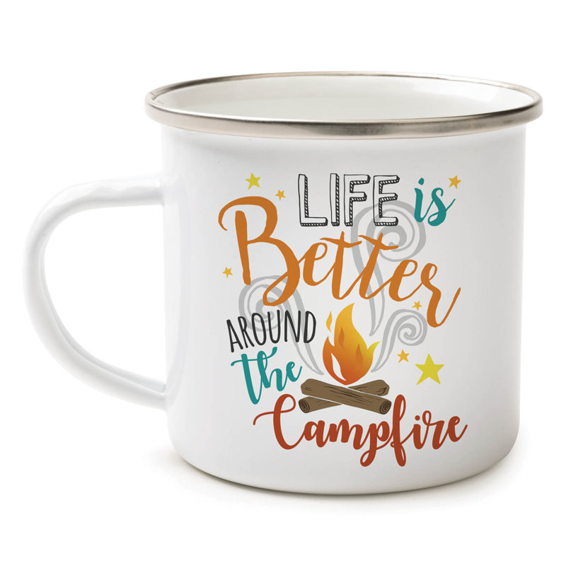 Grande tasse de camping personnalisée Millbrook, Oui